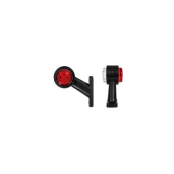 Lampa gabarit auto LED 12 SMD alb rosu 12V 24V  Cod: FR 0107