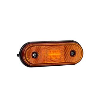 Lampa gabarit auto LED galbena 118x46 mm 12-36V Fristom Cod: FT-020-Z