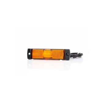 Lampa gabarit auto LED galbena cu suport urechi 100x32 mm 12-36V Fristom Cod: FT-017-Z