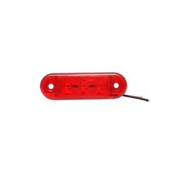 Lampa laterala LED rosie 12–24V Cod: BK69485