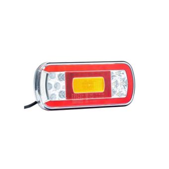 Lampa spate LED  6 functii 12V-36V cu mers inapoi si iluminare numar Fristom Cod: FT-130 COF