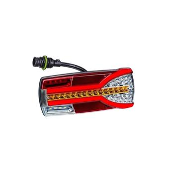 Lampa stop 305x132  7 functii, ceata, mers inapoi, semnalizare dinamica, mufa 7 pini, stanga , Cod: LZD 2304