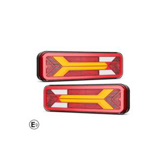 Lampi LED spate multifunctionale universale 12-36V semnalizare dinamica 5 functii set 2 bucati  Cod: ST0750