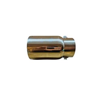 Ornament toba inox Premium, intrare 6.3 cm, lungime 13 cm, diametru exterior 7.5 cm Cod: 7100110