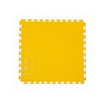Pardoseala modulara PVC pentru garaj galben 500 x 500 x 6 mm Cod: PPM03