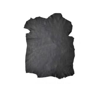 Piele naturala bovina pentru tapiterie neagra grosime 1.8 mm finisaj mat bucata intreaga aproximativ 2.26 m²