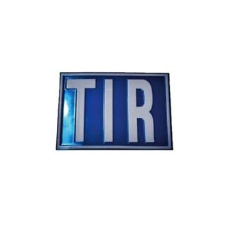 Placa metalica reliefata tir din otel