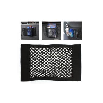 Plasa elastica / organizator portbagaj tip buznar cu scai si banda dublu adeziva L  25x50cm Cod: EM-50