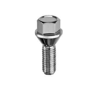 Prezon janta auto M12x1.25 28mm cap cheie 17 con drept  Cod: B127