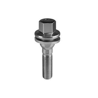 Prezon janta auto M12x1.25 55mm cap cheie 17 cu saiba fixa compatibil Peugeot Citroen Opel Fiat Toyota Cod: SB1079