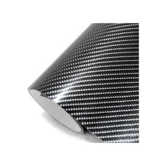 Rola folie auto autocolant Pet Premium carbon negru 1.52m x 18m cu tehnologie eliminare bule Cod: PET10085