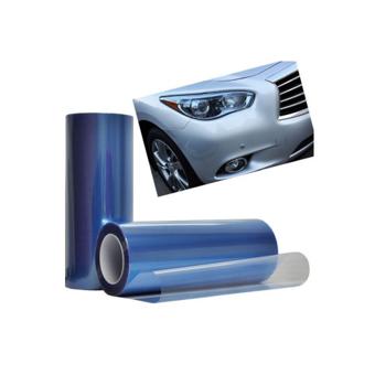 Rola folie protectie faruri/stopuri material TPH Albastra PREMIUM cu functie de regenerare  0,6x10m  Cod: LM-TPH08