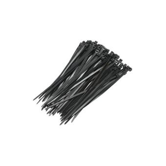 Set 100 coliere plastic 3.6x140 mm negru pentru fixare universala Cod: DISMB01