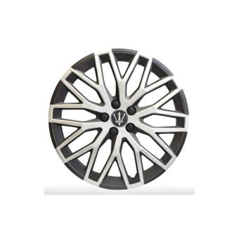 Set 4 capace roti Evo culoare negru argintiu 15 inch Cod: WF4-1SL-15