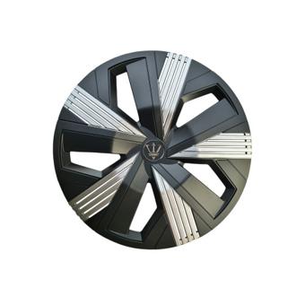 Set 4 capace roti Evo culoare negru argintiu 15 inch Cod: WR4-1SL-15