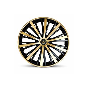 Set 4 capace roti Evo culoare negru auriu 16 inch Cod: WM1-1GL-16