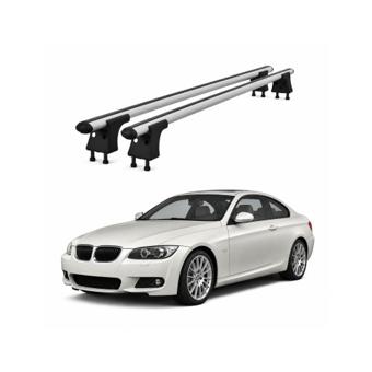 Set bare transversale aluminiu cu prindere in puncte fixe compatibile BMW Seria 3 E92 Coupe 2005-2013 negre sau argintii Cod: 120101 Kit 201