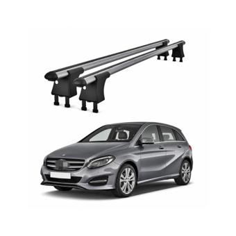 Set bare trans.cu prindere in puncte fixe  Mercedes Clasa B W246 2011-2018 negre sau argintii Cod: 120101 Kit 204