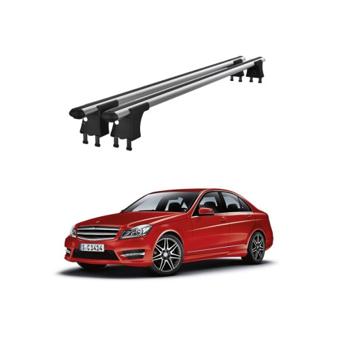 Set bare trans.cu prindere in puncte fixe Mercedes Clasa C W204 2007-2013 negre sau argintii Cod: 120101 Kit 203
