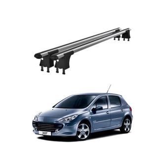 Set bare trans.cu prindere in puncte fixe Peugeot 307 2001-2009 negre sau argintii Cod: 120101 Kit 202