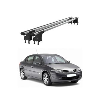 Set bare trans. cu prindere in puncte fixe Renault Megane II 2002-2010 negre sau argintii Cod: 120101 Kit 201