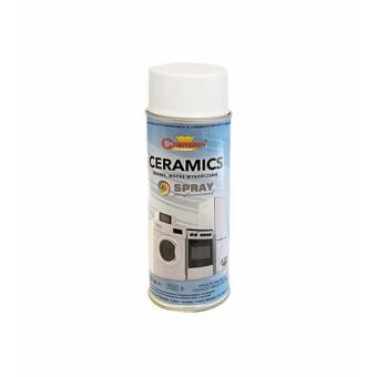 Spray vopsea ceramic alb lucios Champion profesional 400ml Cod: 9003