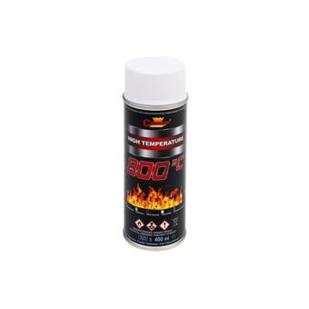 Spray vopsea rezistent termic 800°C alb Champion profesional 400ml Cod: 9003