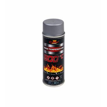 Spray vopsea rezistent termic 800°C argintiu Champion profesional 400ml Cod: 9006