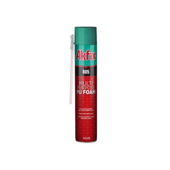 Spuma poliuretanica de montaj cu pai 750 ml Akfix 805 Cod: 805