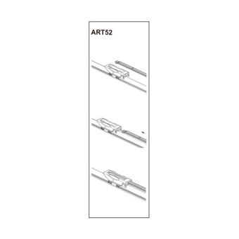 Stergator parbriz sofer FIAT FIORINO Box 02/2008➝ COD:ART52 26