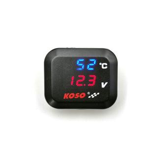 Termometru 4 in1 + mufa bord incarcator USB 3A + voltmetru 12V  Cod: DS4030