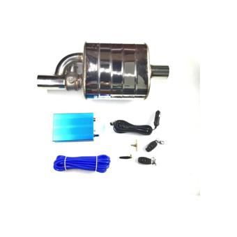 Toba sport evacuare auto cut off valve cu telecomanda 76 mm reglaj sunet inox Cod: FM01-76mm