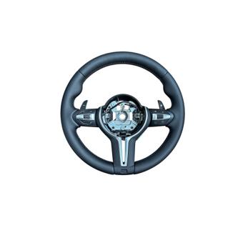 Volan sport piele compatibil BMW Seria 5 E60/E61, Seria 6 E63/E64 pana la 09/2005  Cod: OCH-17