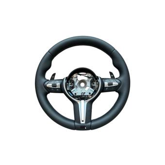 Volan sport piele compatibil cu modelele BMW Seria 1 F20,F21 Seria 2 F22,F23,F45,F87 Seria 3 F30,F31,F34 Seria 4 F32,F33,F36,F82,F83 X5 - F15 X3 - F25  Cod: OCH-09