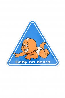 Abtibild Baby on Board triunghi albastru