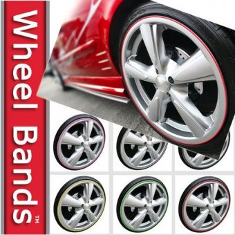 Abtibild jante culoarea galben fluorescent 0,64 cm X 9,6m