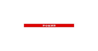 Abtibild parasolar POWER parbriz/luneta diverse culori Cod: DZ-PRS-PW - Negru DZ-PRS-PW01