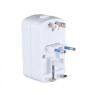 ADAPTOR UNIVERSAL PRIZA V-TAC (UK,US,EU) CU PROTECTIE SI 2USB 2.1A COD: 8704