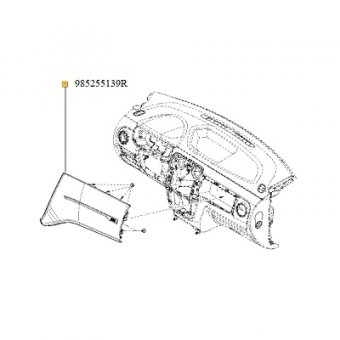 AIRBAG PASAGER LODGY/DOKKER 55139R
