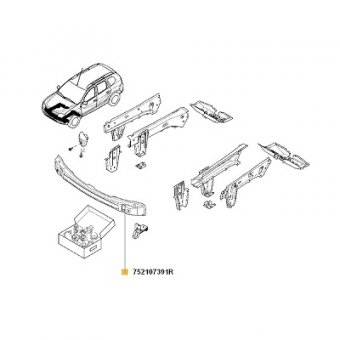ARMATURA BARA FATA DUSTER 106836R