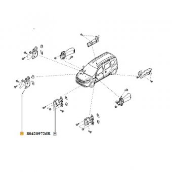 BALAMA INFERIOARA  / SUPERIOARA STG/DR FATA /SPATE  LOGAN 9726U