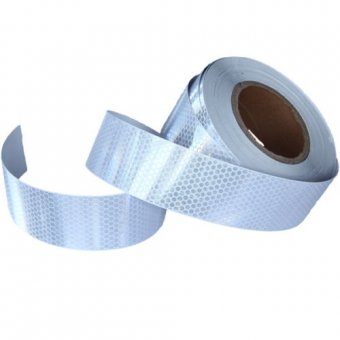 Banda reflectorizanta alba tip fagure 5cm x 25m CH 022W