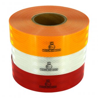 Banda reflectorizanta alba tip fagure 5cm X 45.7m omologata U.E. COD: UE58W