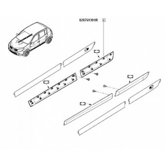 BANDOU PROTECTIE USA FATA STG SANDERO 0999R