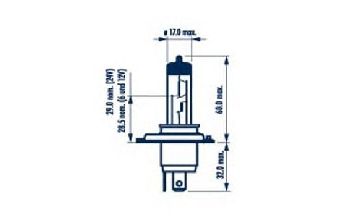 BEC FAR H4 12V P43t 60/55W RANGE POWER NARVA