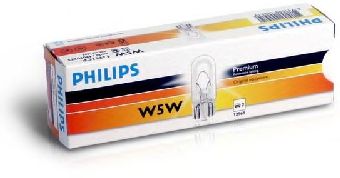 BEC FARA SOCLU W5W 12V SET 10 buc PHILIPS