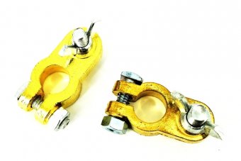 Set 2 borne baterie bronz Cod: LD-118J