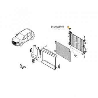 BUCSA SUPERIOARA RADIATOR LOG./SAND. II 60007R