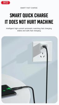 Cablu pentru incarcare 6A Quick Charge si transfer date Micro USB  COD: XO-NB185-M