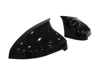 Capace oglinda tip BATMAN compatibile cu Audi A4 2016 - 2021 B9 - B9 FL negru lucios Cod:BAT10005